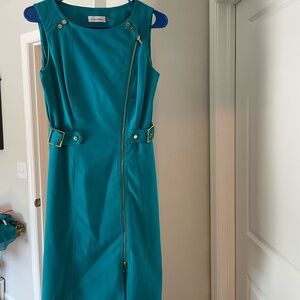 Blue Calvin Klein dress